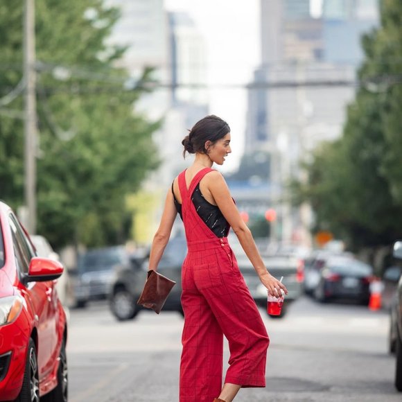 Handwoven cotton overalls - Picture 2 of 2